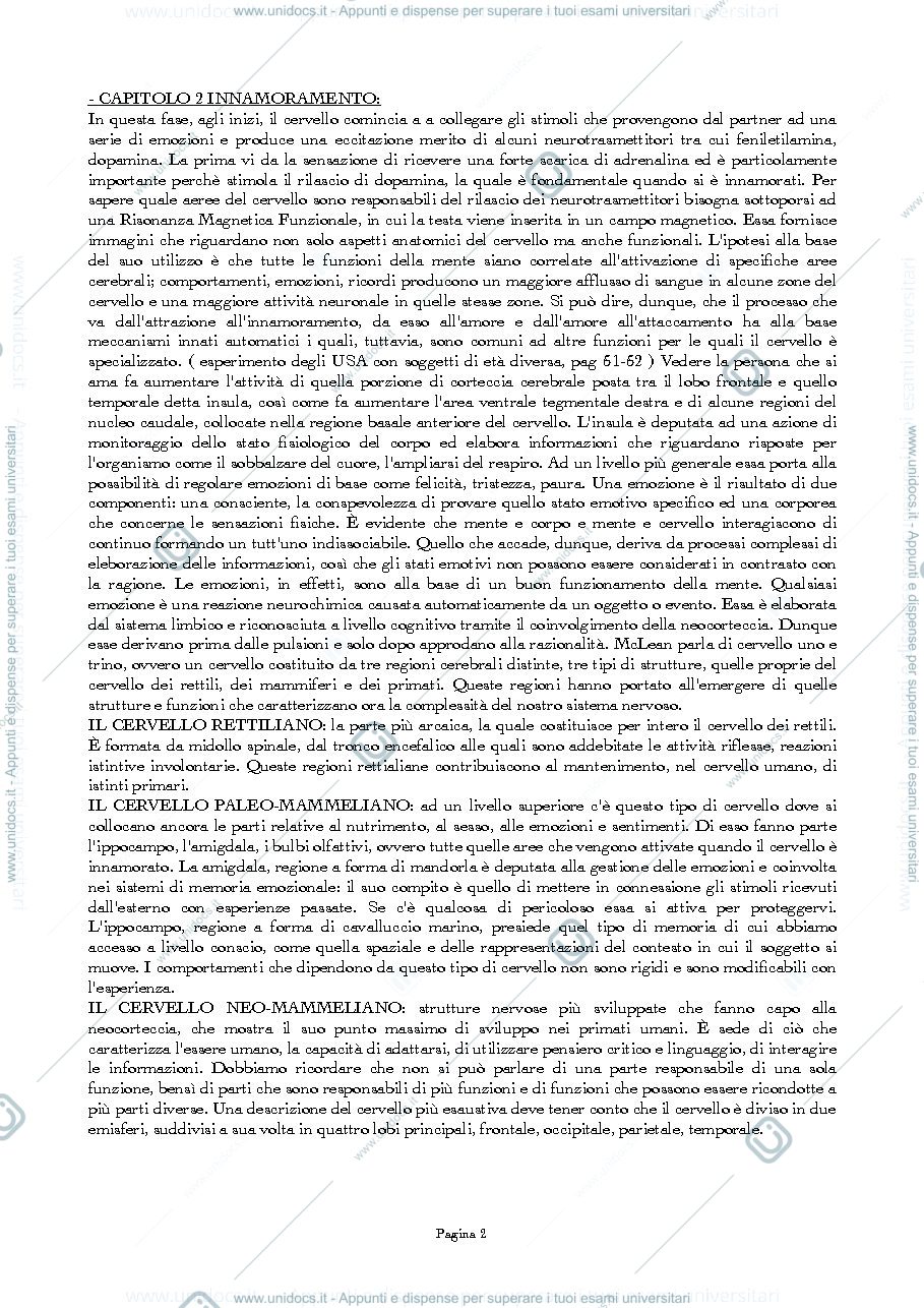Anteprima pagina 2 — Il cervello in amore 