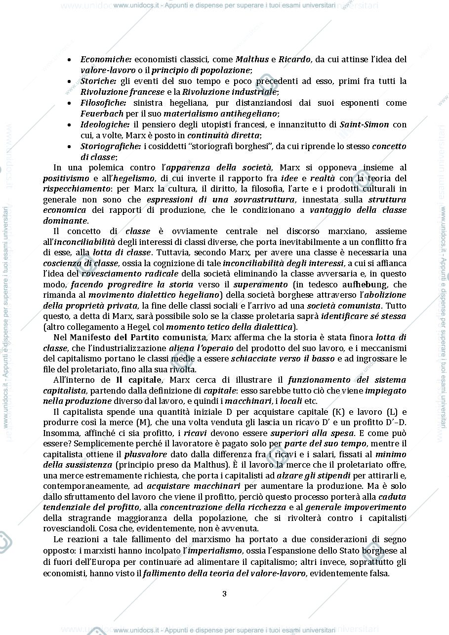 Anteprima pagina 3 — Appunti sociologia generale