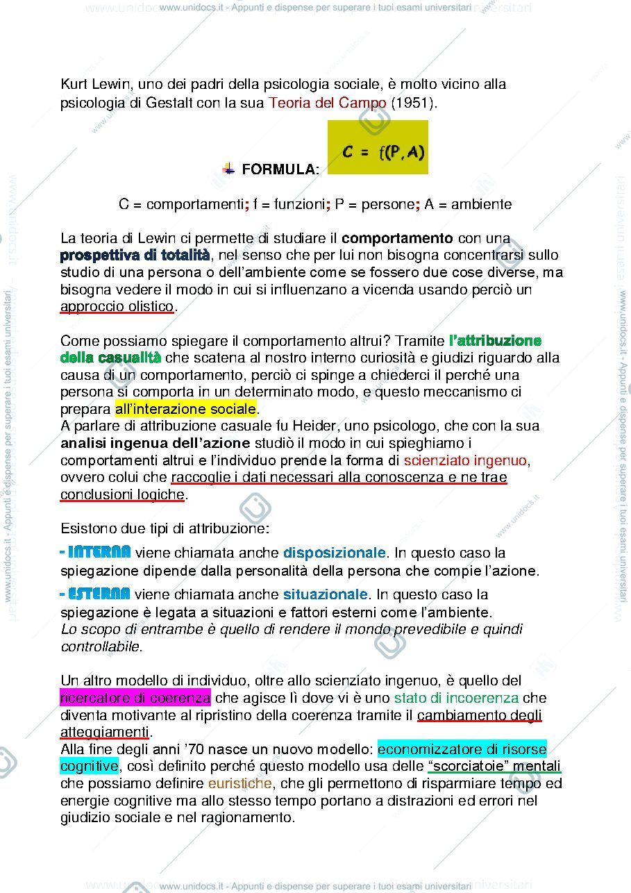 Anteprima pagina 2 — APPUNTI DI PSICOLOGIA SOCIALE