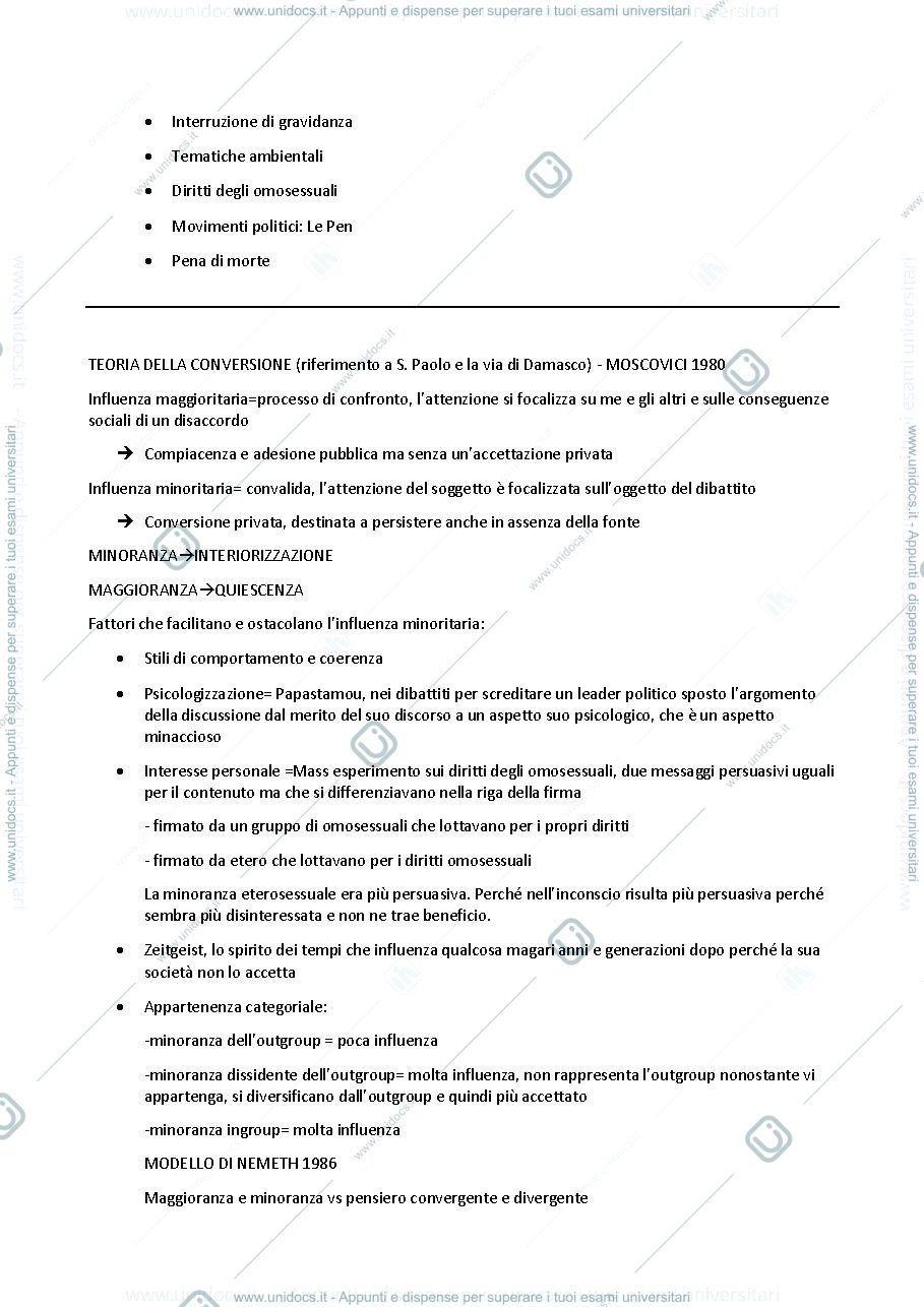 Anteprima pagina 3 — Dal Pensiero di gruppo agli Atteggiamenti 
