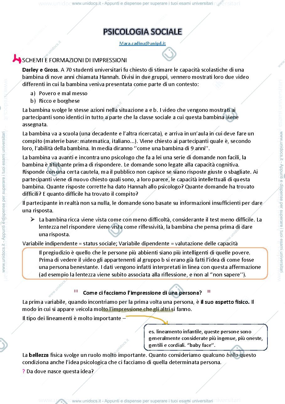 Anteprima pagina 1 — Psico sociale