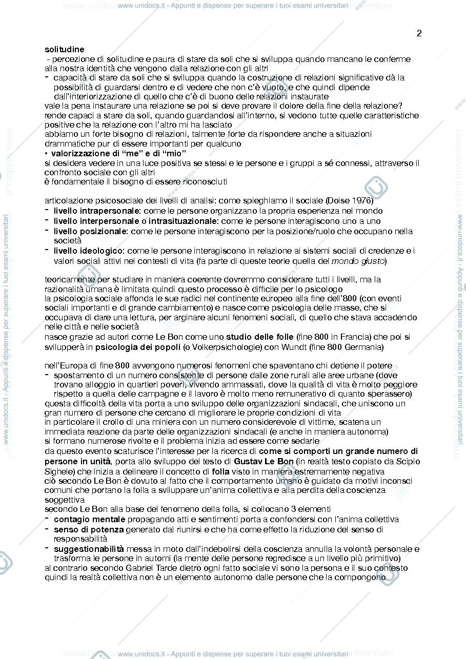 Anteprima pagina 2 — Psicologia sociale