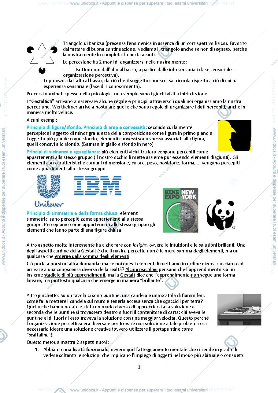 Anteprima pagina 3 — Psicologia generale