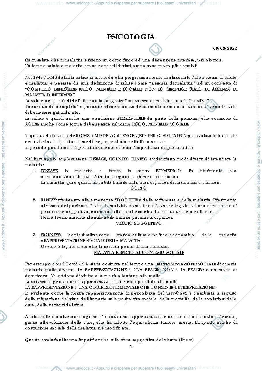 Anteprima pagina 1 — PSICOLOGIA Mazzeschi 2021/22