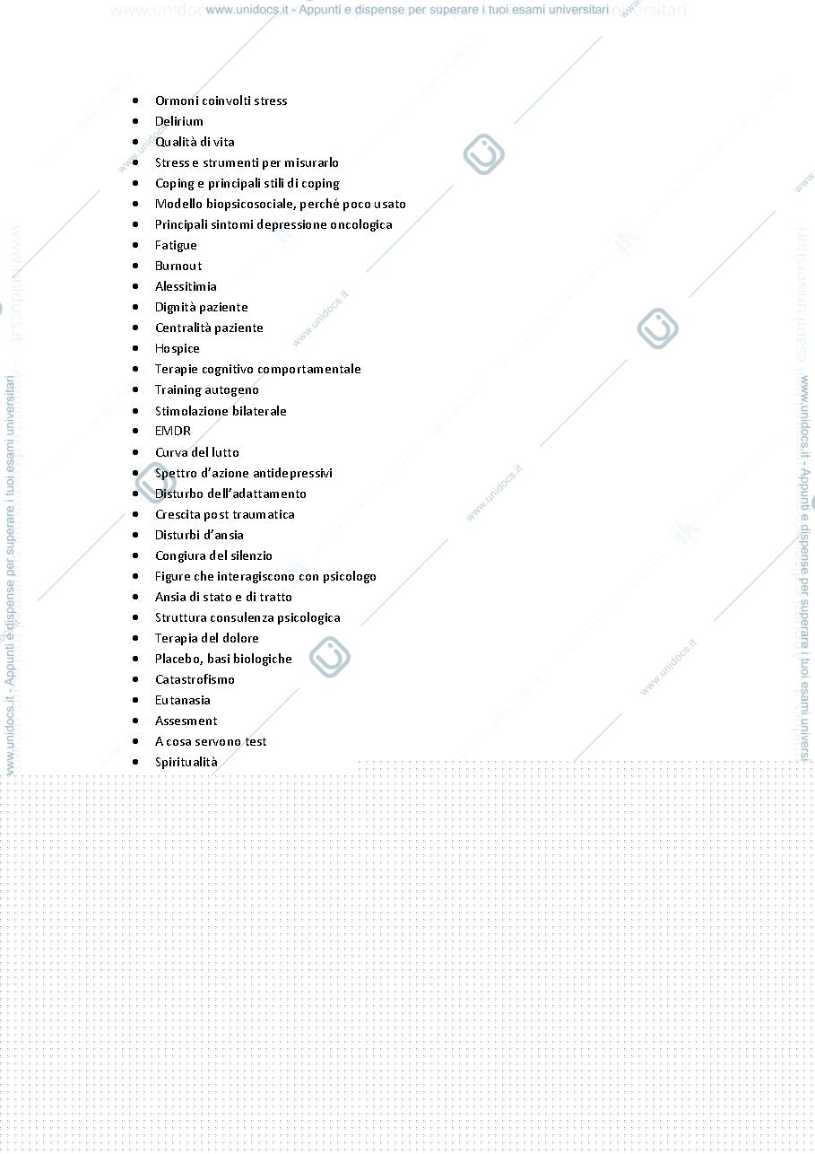Anteprima pagina 1 — Punti chiave chiesti a esame
