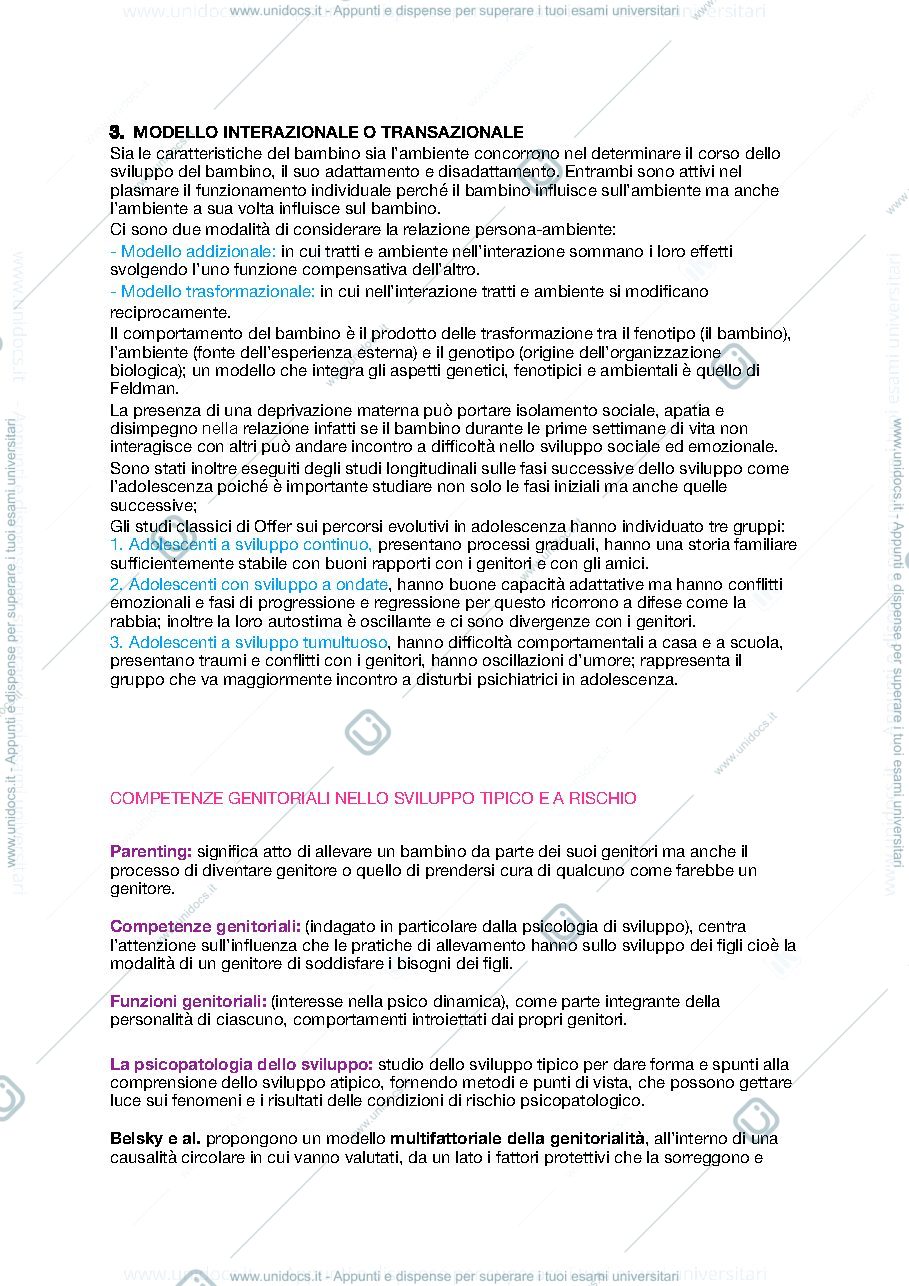 Anteprima pagina 2 — Riassunto libro Ammaniti "psicologia clinica e psicopatologia"