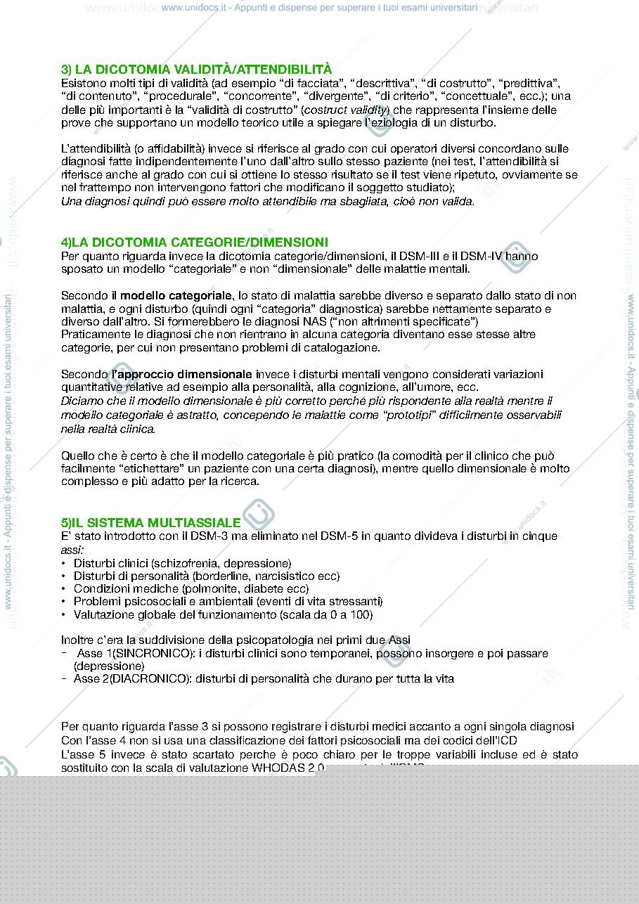 Anteprima pagina 2 — Riassunto libro Paolo Migone "DSM-5"