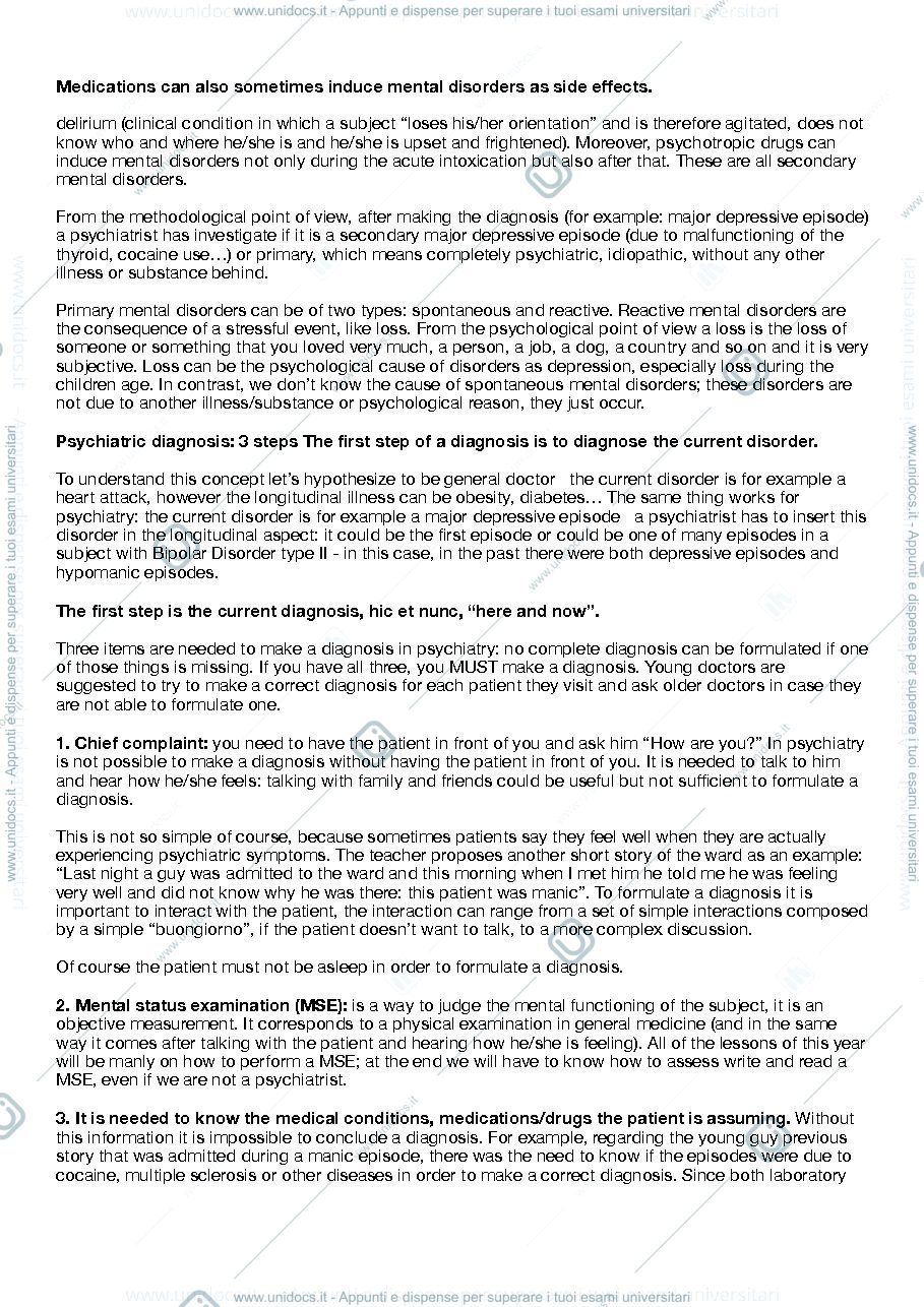 Anteprima pagina 3 — Introduction to psychiatry and mental examination
