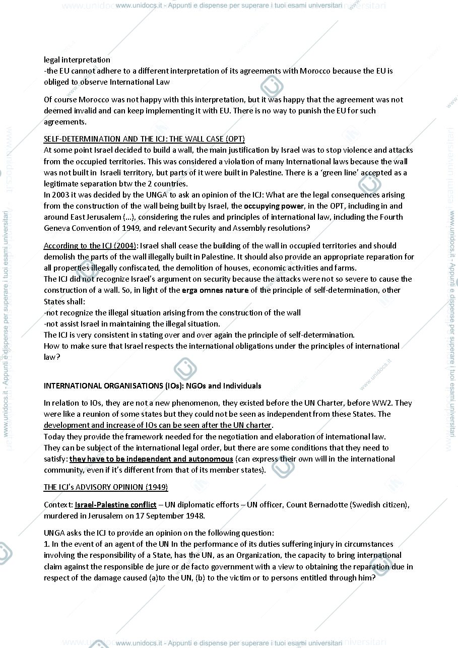 Anteprima pagina 2 — PUBLIC INTERNATIONAL LAW 