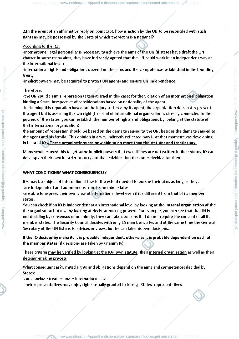 Anteprima pagina 3 — PUBLIC INTERNATIONAL LAW 