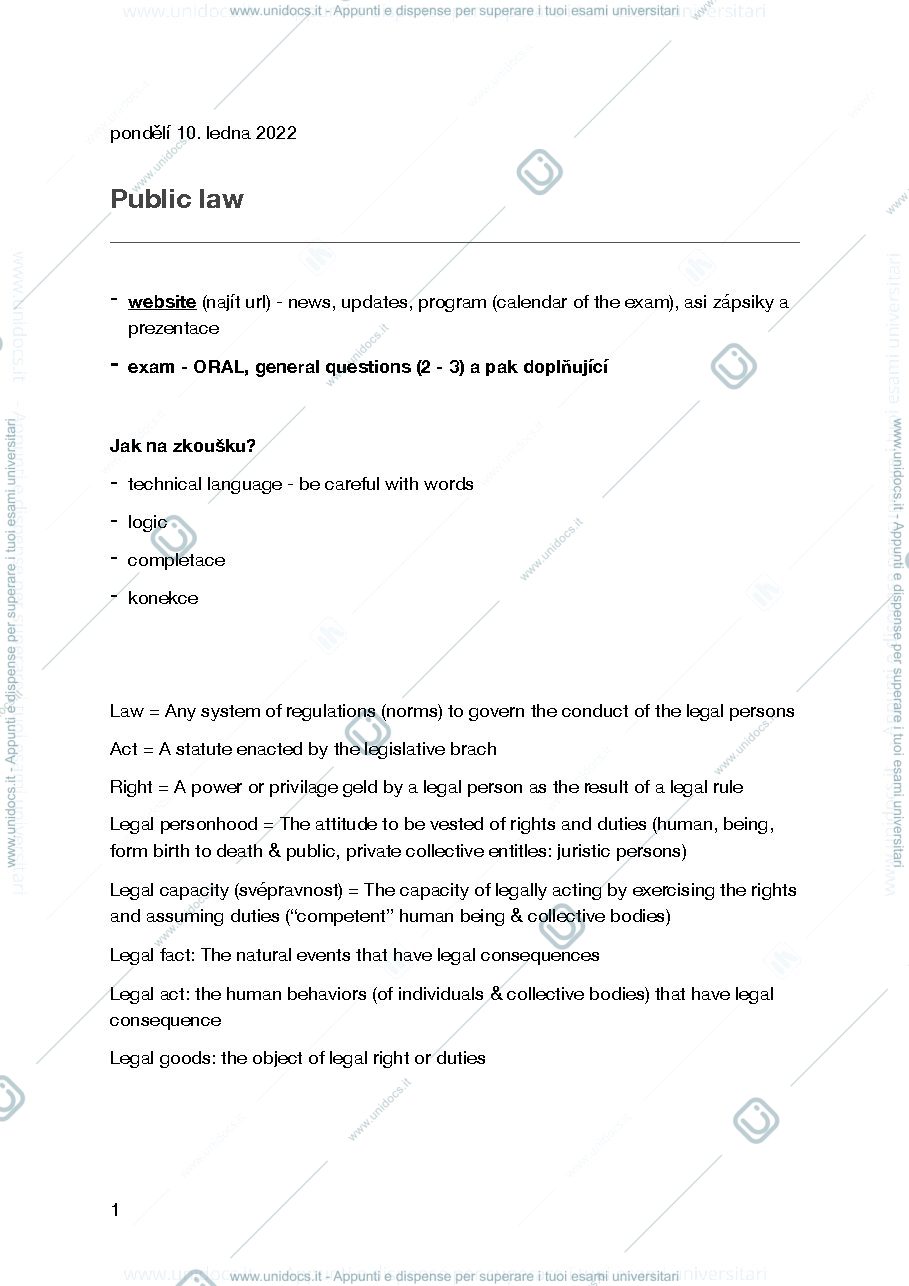 Anteprima pagina 1 — Notes