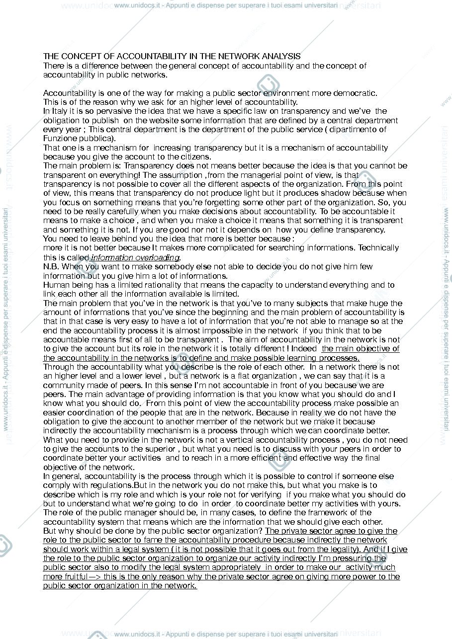 Anteprima pagina 1 — Accountability in the network