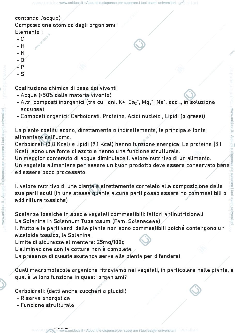 Anteprima pagina 2 — Appunti di botanica