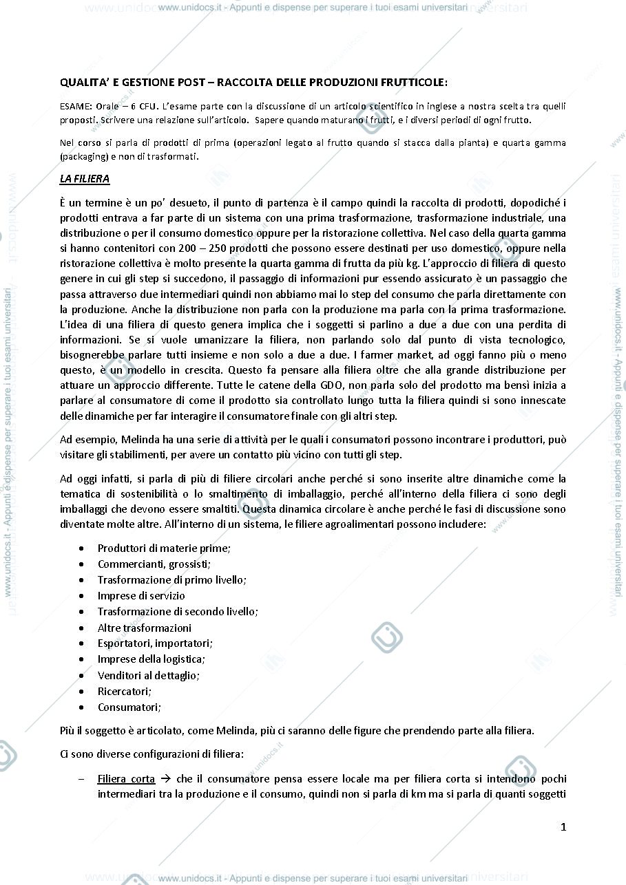 Anteprima pagina 1 — appunti 