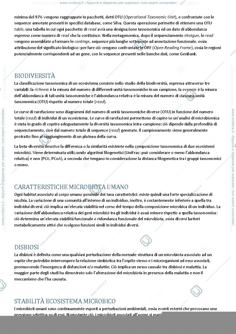Anteprima pagina 2 — ECOLOGIA DEL MICROBIOTA UMANO