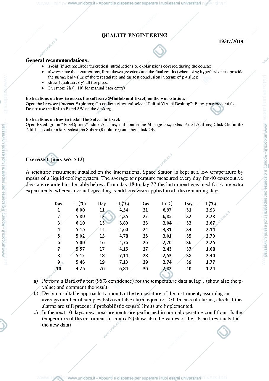 Anteprima pagina 1 — Tema esame 19-07