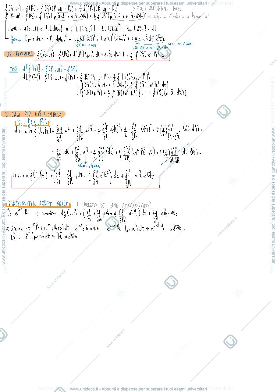 Anteprima pagina 2 — Teoria quantitative finance