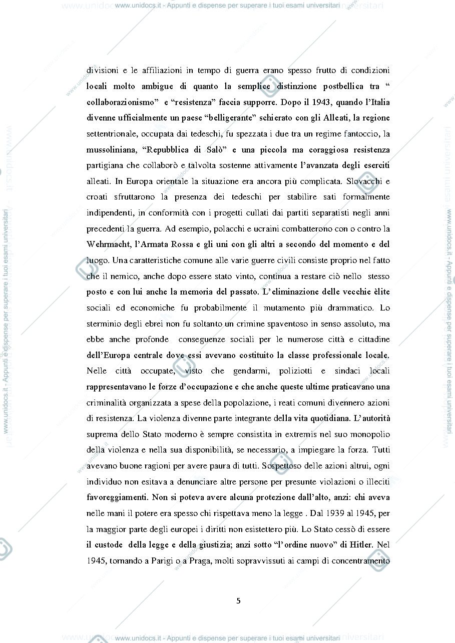 Anteprima pagina 5 — Riassunto di Storia Contemporanea 