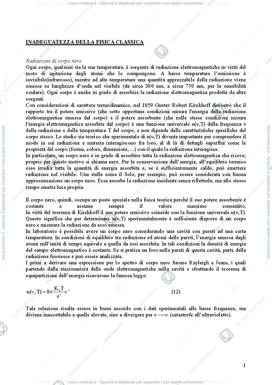 Anteprima pagina 1 — Inadeguatezza fisica classica