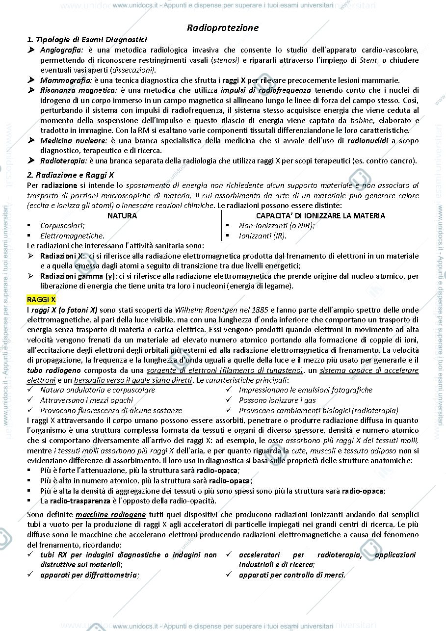 Anteprima pagina 1 — Radioprotezione 