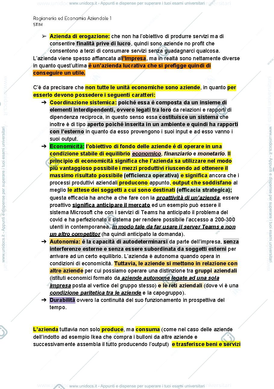 Anteprima pagina 2 — Economia aziendale