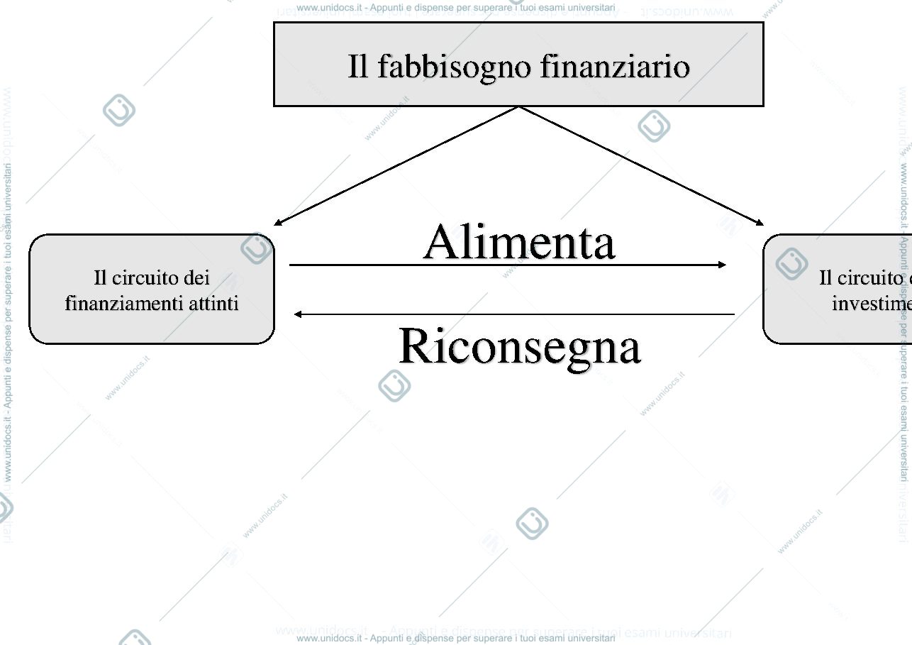 Anteprima pagina 1 — Mappe concettuali del fabbisogno finanziario