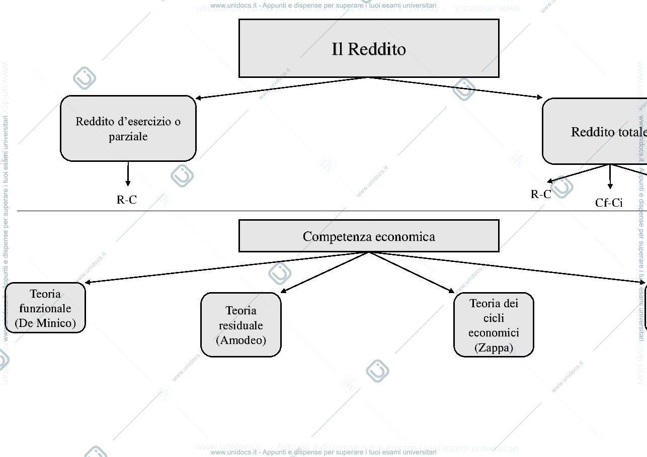 Anteprima pagina 1 — Mappa concettuale della competenza economica