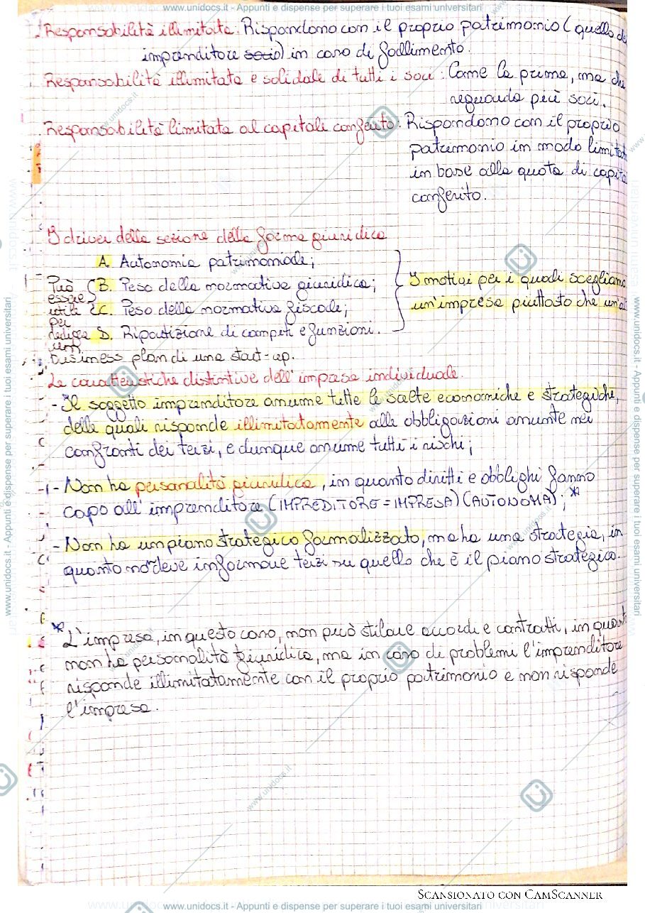 Anteprima pagina 2 — L'imprenditore e la forma giuridica