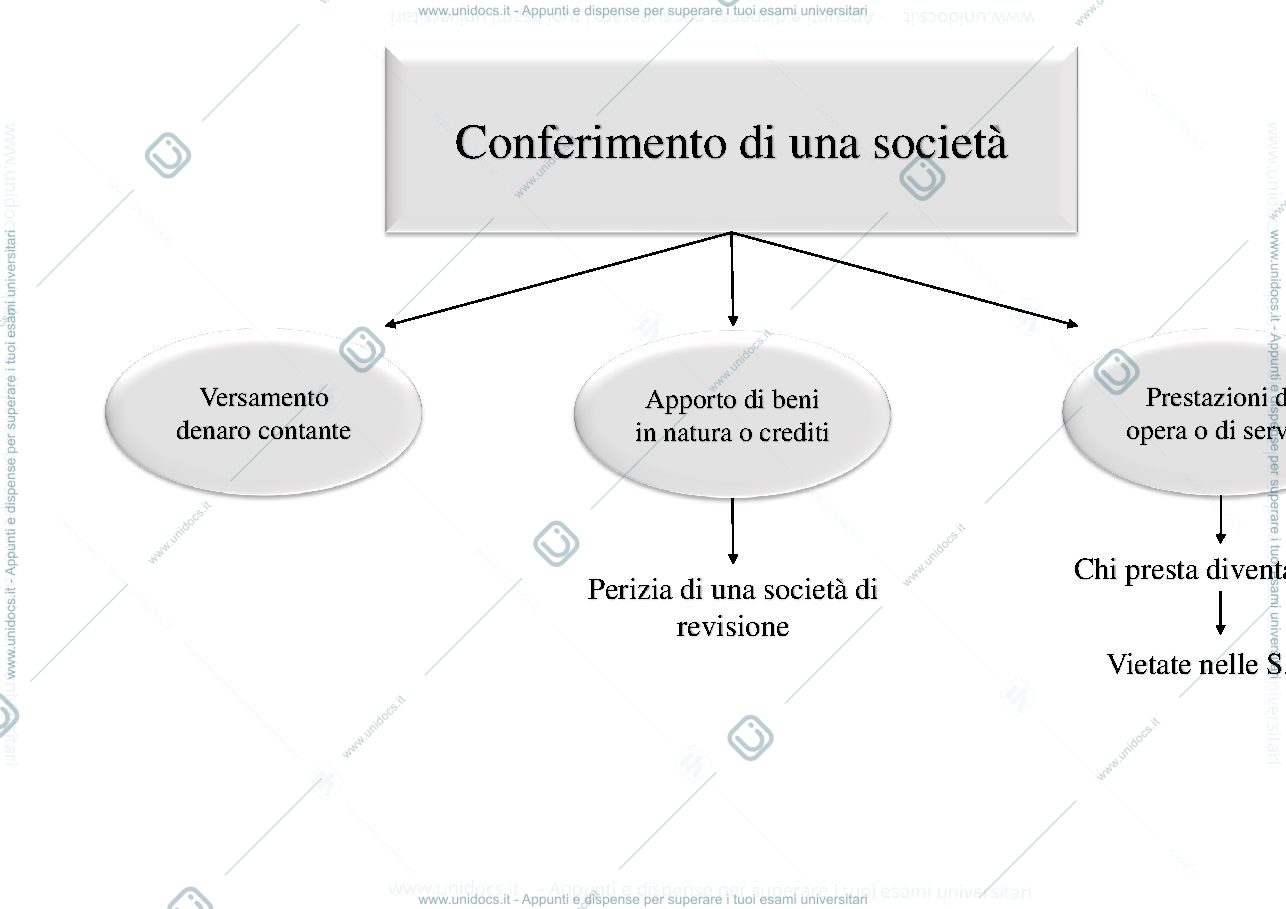 Anteprima pagina 2 — Mappa concettuale della costituzione della società e i sistemi di A&C