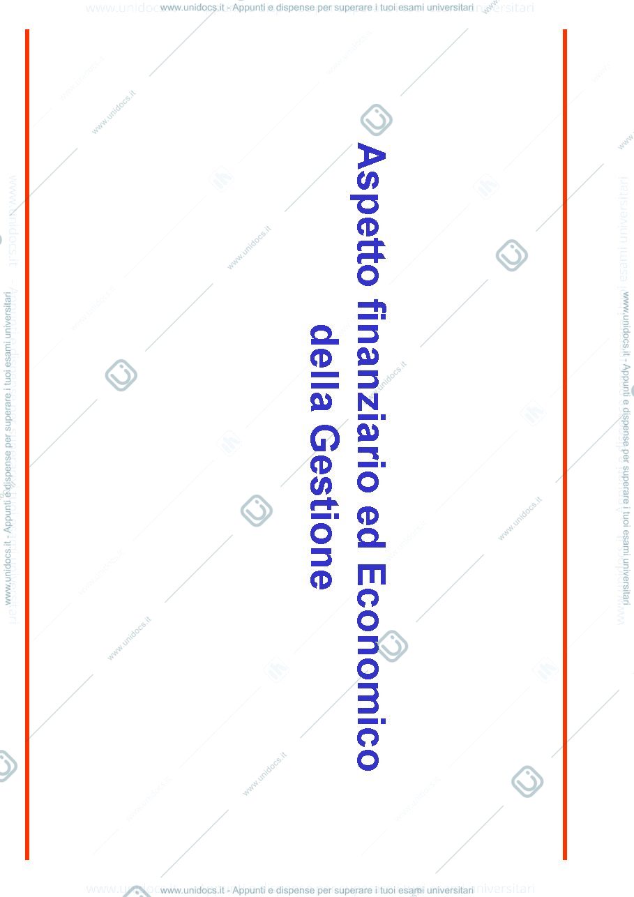 Anteprima pagina 1 — Aspetto finanziario ed economico