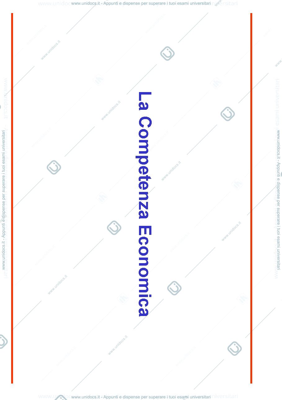 Anteprima pagina 1 — La competenza economica