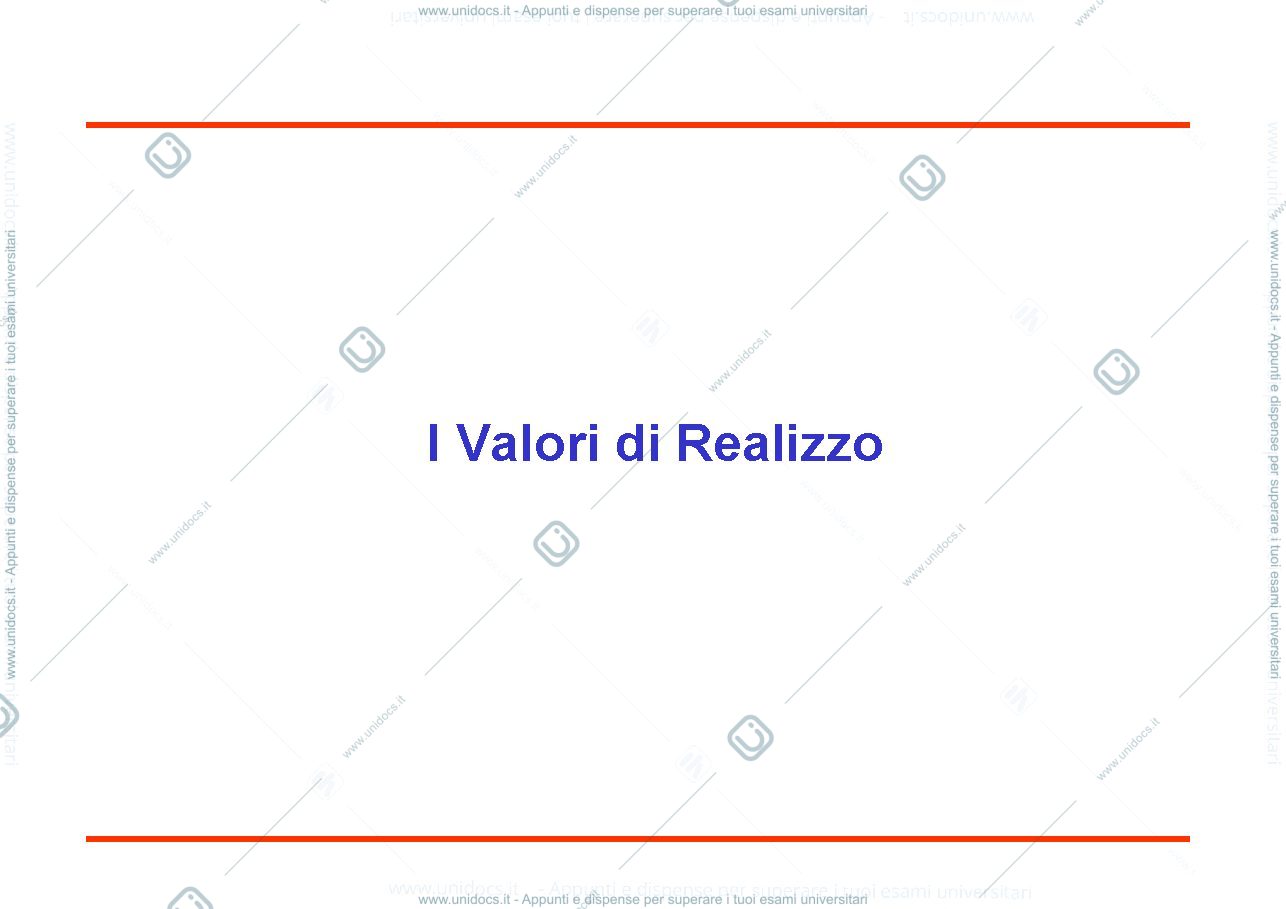 Anteprima pagina 1 — Valori di realizzo