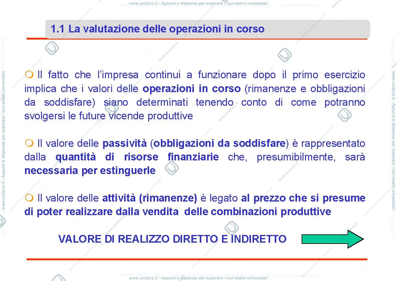 Anteprima pagina 3 — Valori di realizzo