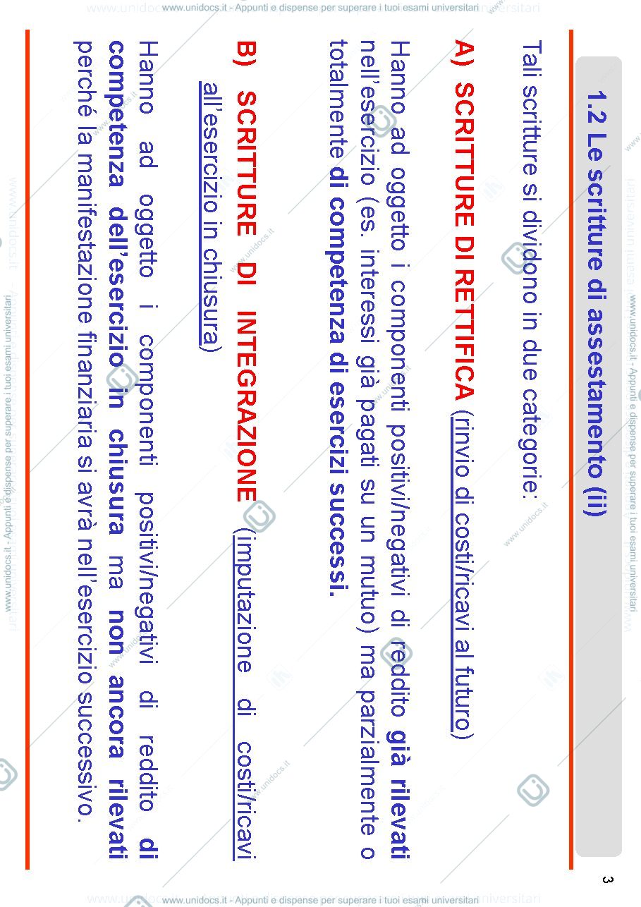 Anteprima pagina 3 — Scritture di assestamento