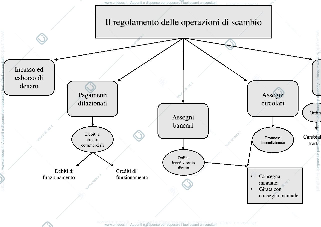 Anteprima pagina 1 — Mappa concettuale dell'aspetto finanziario ed economico