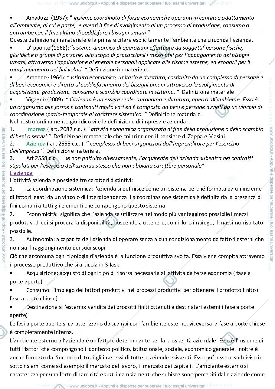 Anteprima pagina 2 — riassunto materiale didattico ragioneria 1