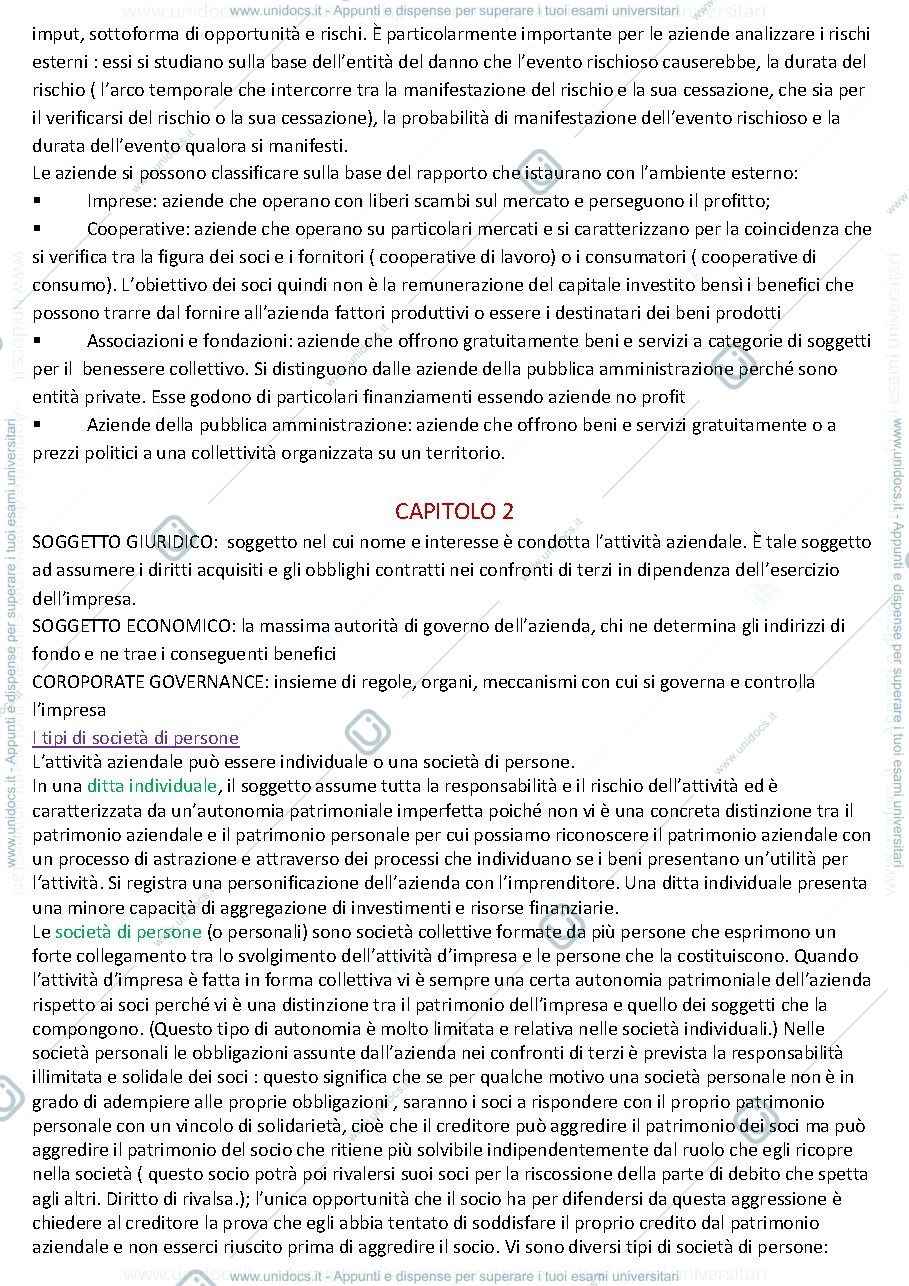 Anteprima pagina 3 — riassunto materiale didattico ragioneria 1