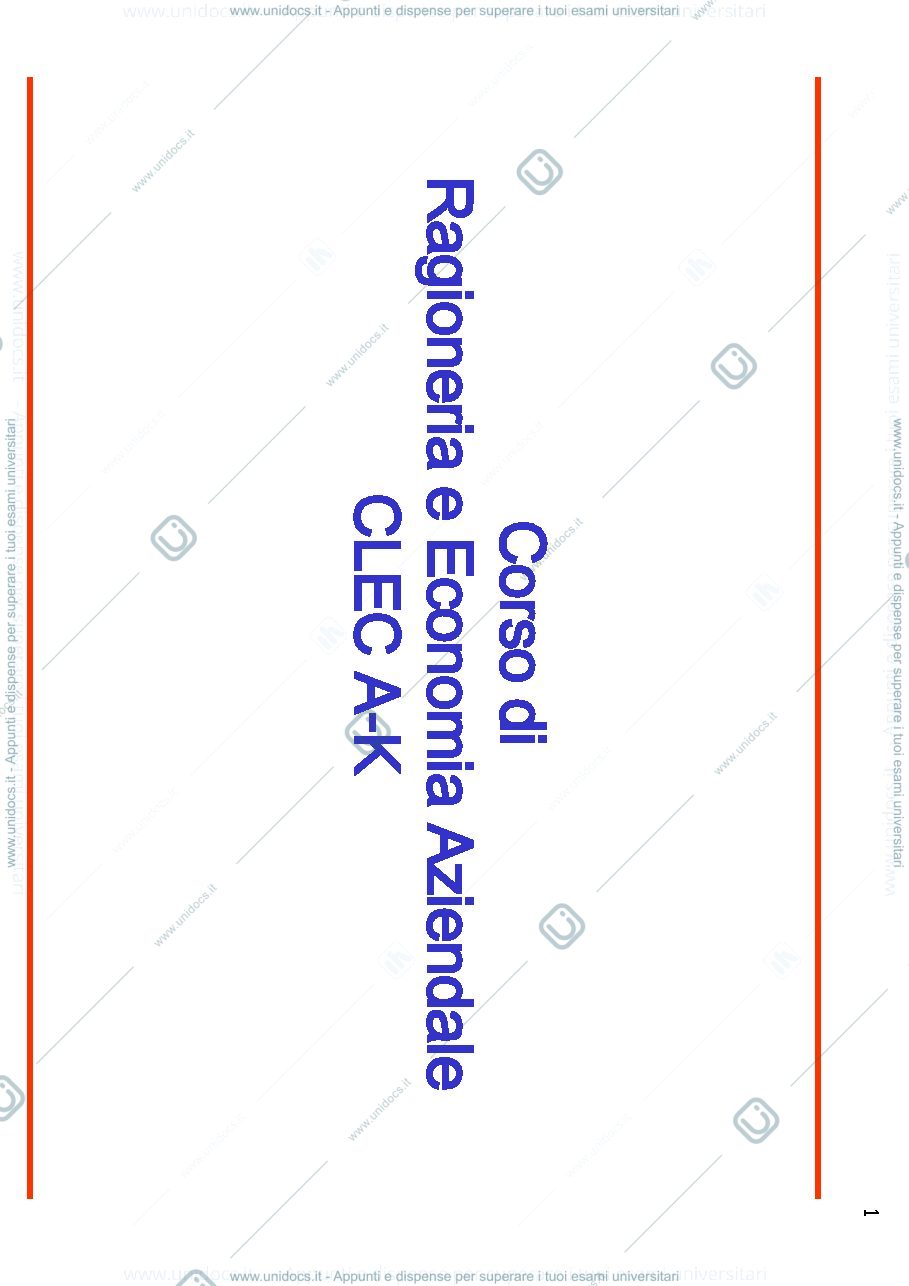 Anteprima pagina 1 — Economia aziendale