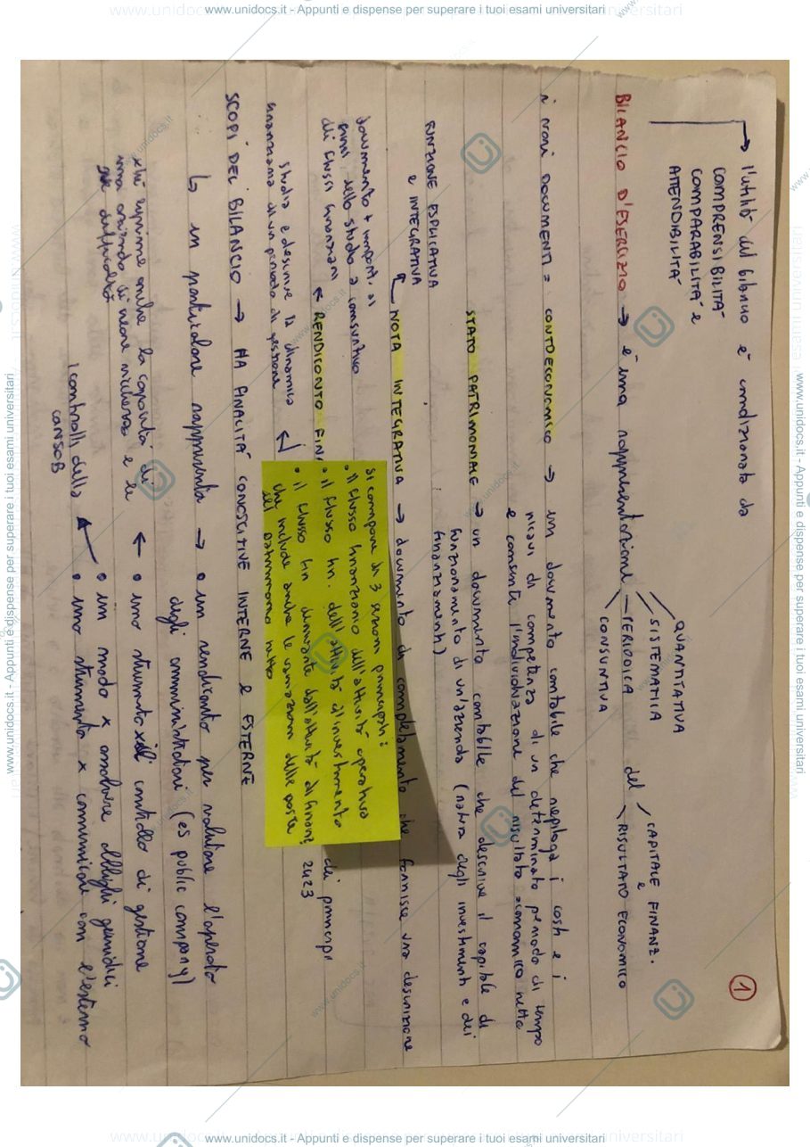 Anteprima pagina 1 — ragioneria applicata tutto materiale