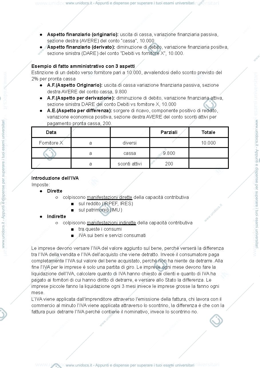Anteprima pagina 3 — Riasssunto ragioneria metodologica