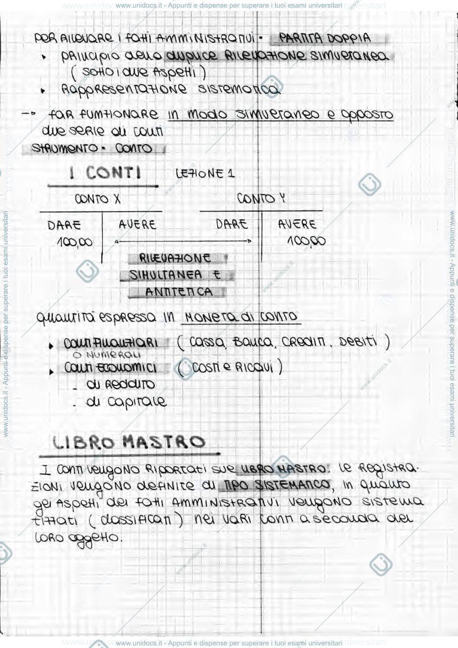 Anteprima pagina 2 — Appunti di ragioneria Metodologica