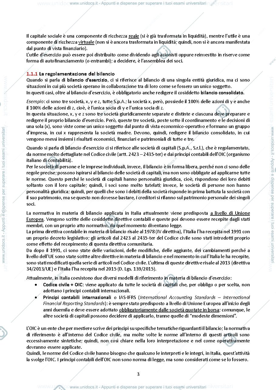 Anteprima pagina 3 — appunti di ragioneria