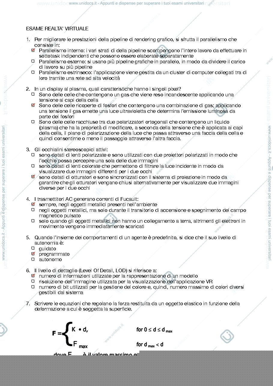 Anteprima pagina 1 — Domande VR