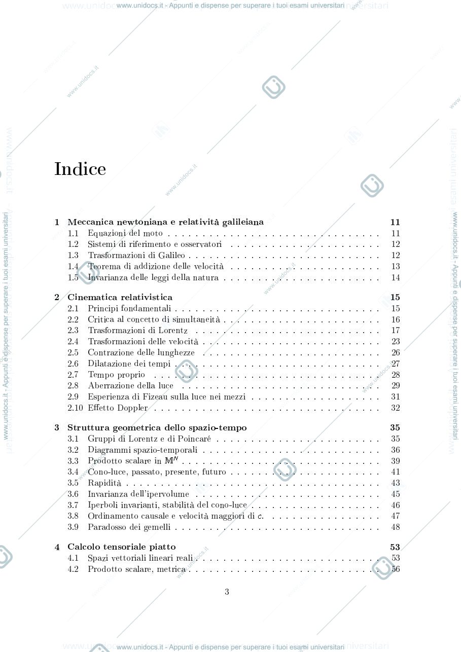 Anteprima pagina 3 — Relatività