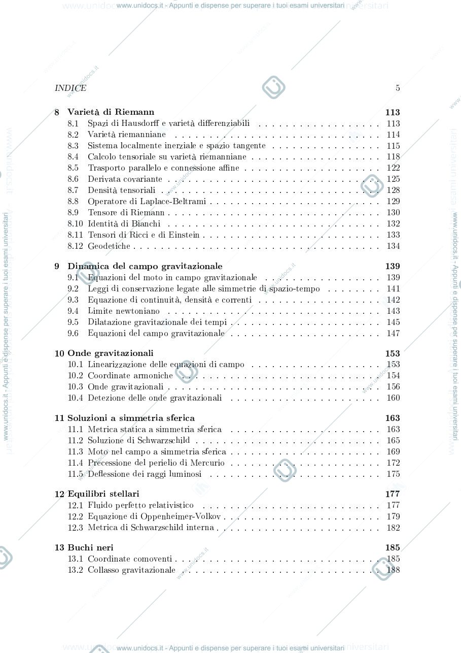 Anteprima pagina 5 — Relatività