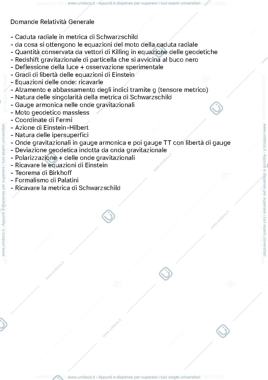 Anteprima pagina 1 — Domande RG