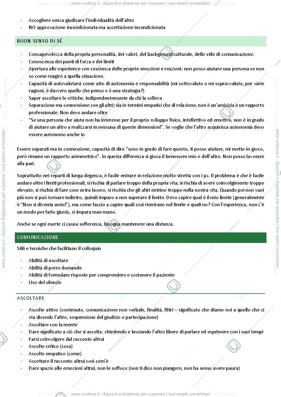 Anteprima pagina 3 — RELAZIONE DI AIUTO ED EDUCAZIONE TERAPEUTICA