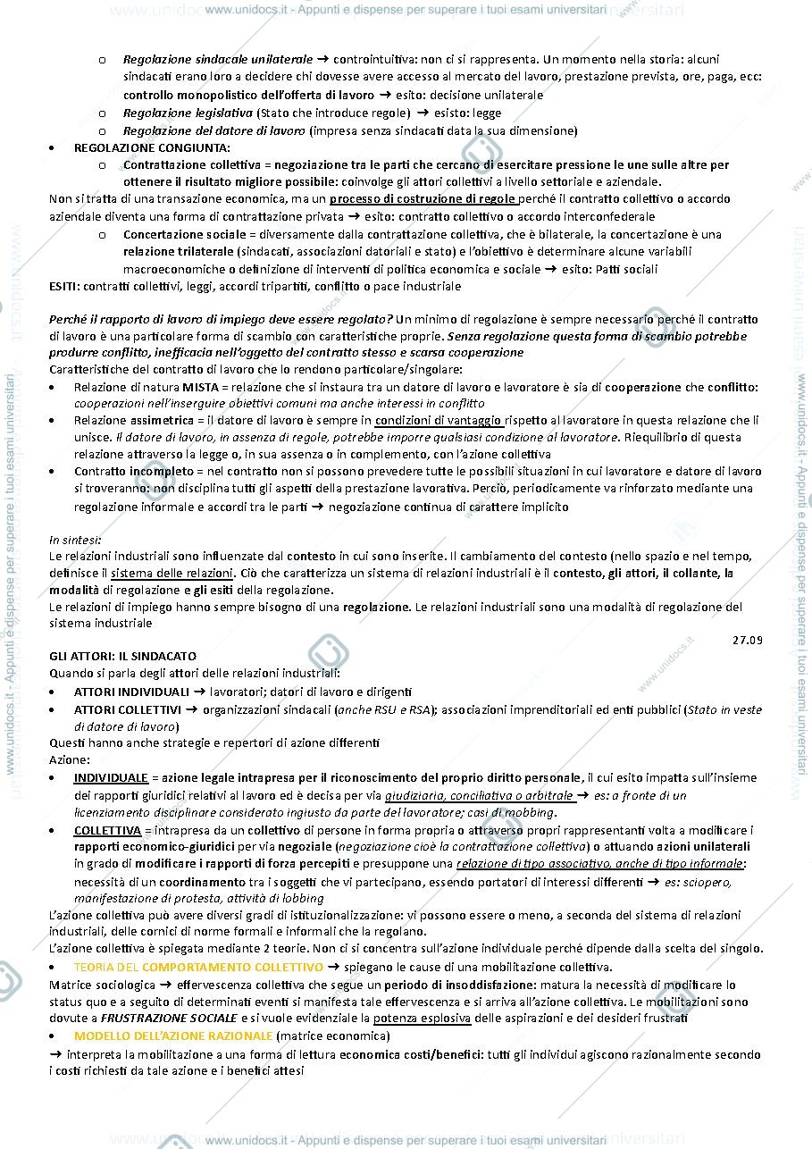 Anteprima pagina 4 — Relazioni industriali