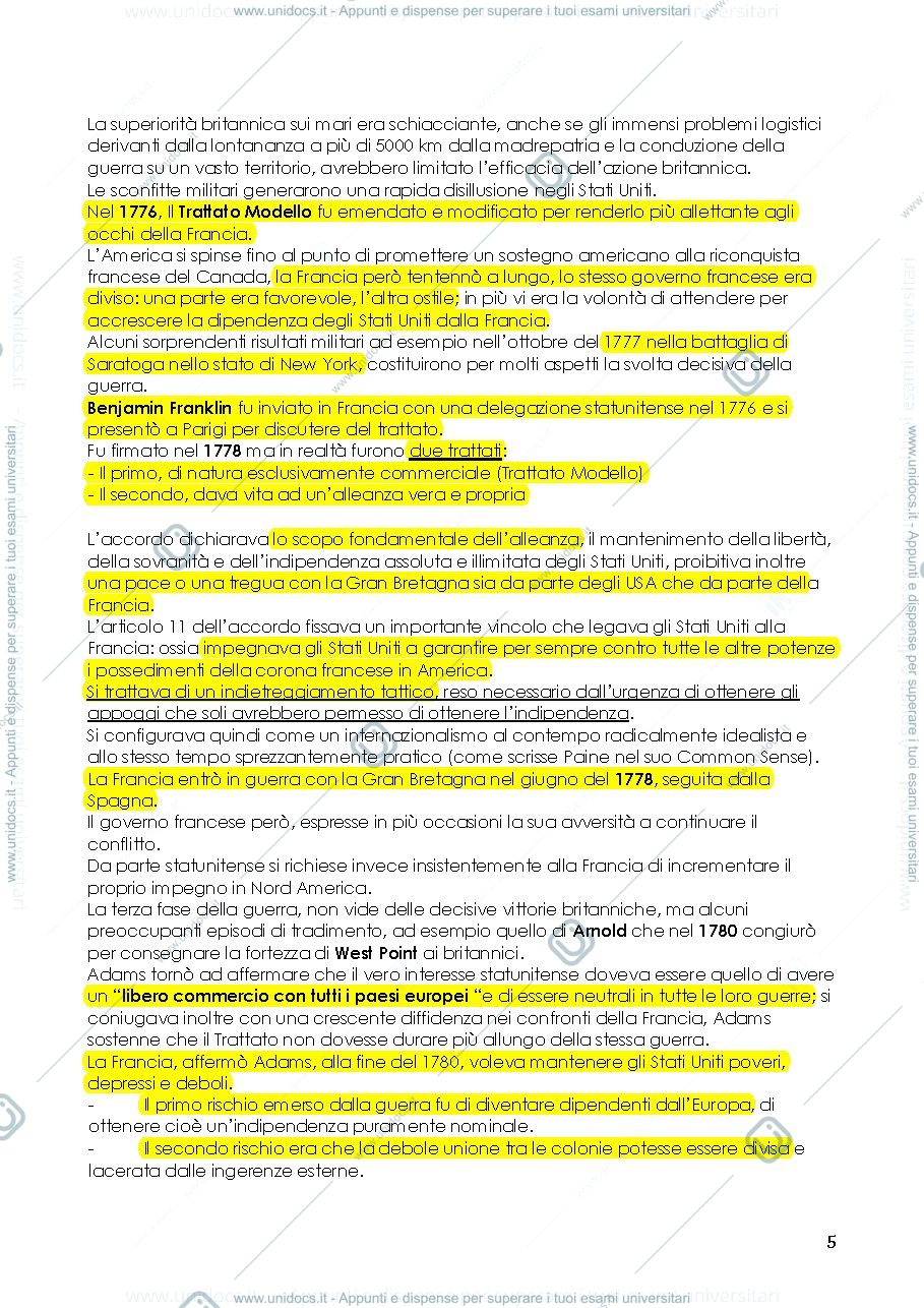 Anteprima pagina 5 — Riassunto del Libro Libertà e Impero