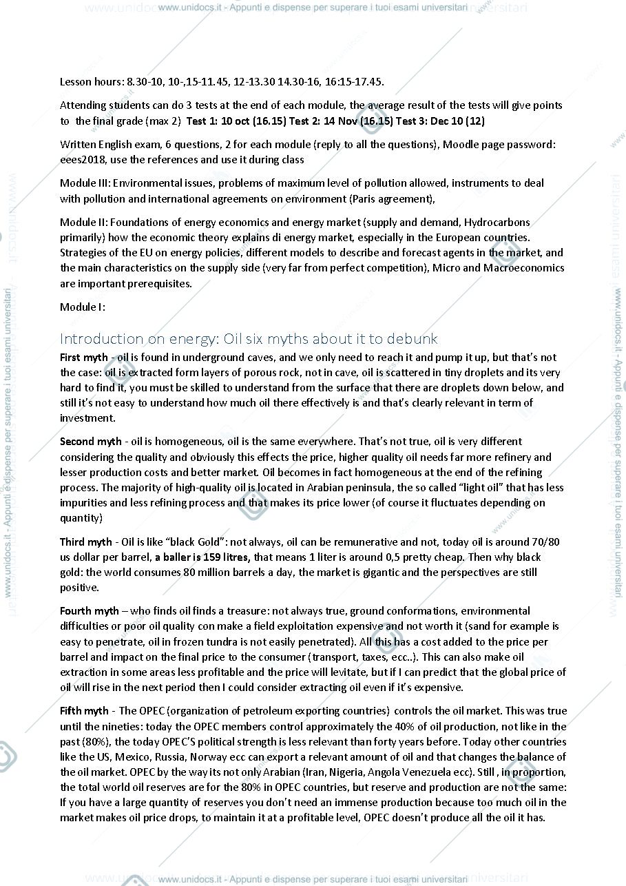 Anteprima pagina 1 — Energy, Environment and European Security 